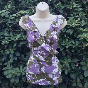 Gorgeous floral wrap top from LOFT